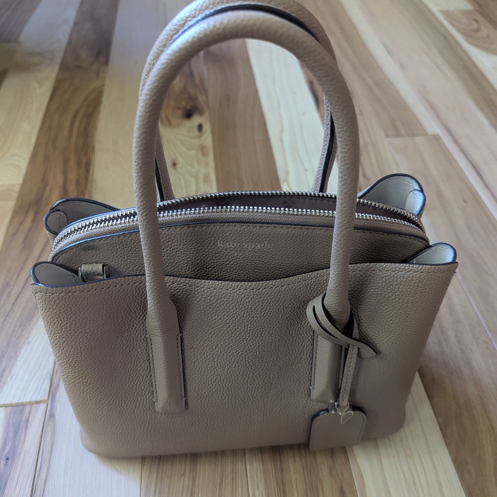 Kate Spade Taupe Satchel Bag
